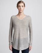 Helmut Alpaca V-neck Top - Lyst