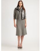 Ralph Lauren Black Label Metallic Leather Puffer Vest - Lyst