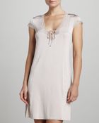Hanro Maud Lace Gown - Lyst