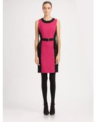 Milly Olivia Belted Peplum Dress - Lyst