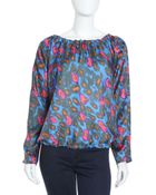 Rachel Zoe Bibi Cheetahprint Blouse - Lyst