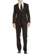 Armani Micro Pinstripe Wool Suit - Lyst