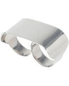 Asos Double Finger Smooth ID Ring - Lyst