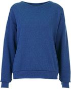 Topshop Curve Hem Sweat - Lyst