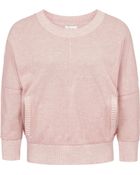 Reiss Filipa Mesh Covered Sweatshirt - Lyst