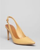 Tory Burch Pointed Toe Slingback Pumps Ivy High Heel - Lyst