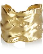 Kenneth Jay Lane 22karat Goldplated Cuff - Lyst