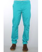 Cheap Monday The Slim Chino Pants in Turquoise - Lyst