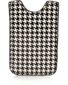 Topshop Dogtooth Phone Sleeve - Lyst