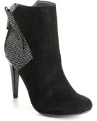 Calvin Klein Suede Ankle Boots - Lyst