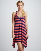 Splendid Marcel Striped Cover-up Tank Dress - Lyst