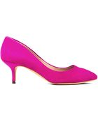 Vince Camuto Goldie Suede Pumps - Lyst