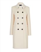 Jaeger Wool Blend Coat - Lyst