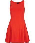 Topshop Clean Seam Flippy Tunic - Lyst