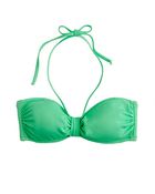 J.Crew Pintuck Padded Bandeau Top - Lyst
