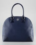Tory Burch Robinson Dome Satchel Bag - Lyst