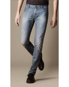 Burberry Shoreditch Broken Twill Skinny Fit Jeans - Lyst