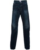 PRPS Distressed Straight Leg Jeans - Lyst