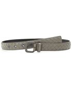 Bottega Veneta Intrecciato Leather Belt - Lyst