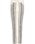 ChloƩ Striped Canvas Trousers - Lyst
