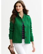 Banana Republic Textured Cotton Jacket - Lyst