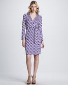 Diane von Furstenberg New Jeanne Two Silk Wrap Dress - Lyst