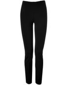 Donna Karan New York Knit Straight Leg Pants in Black - Lyst