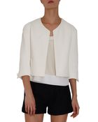 Chloé Cropped Back Threequarter Sleeve Jacket - Lyst