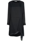 Acne Studios Drape Back Dress - Lyst