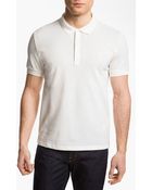 Versace Cotton Polo Shirt - Lyst
