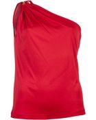 Versace One Shoulder Top - Lyst