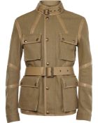 Belstaff Nottington Canvas and Leather Jacket - Lyst