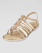 Cole Haan Nassau Braided Flat Sandal - Lyst