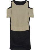 Tibi Colorblock Brushedsilk Dress - Lyst