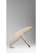 Burberry Border Detail Folding Umbrella - Lyst