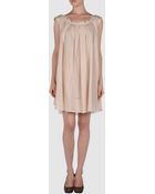 .Tessa Short Dress - Lyst