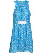Versace Jeans Short Dress - Lyst