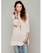 Free People Ruffle Your Hem Tunic - Lyst
