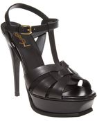 Saint Laurent Tribute Sandal - Lyst
