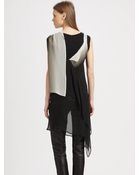 Ann Demeulemeester Silk Tunic - Lyst