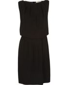 Vanessa Bruno Poplin and Cotton-voile Mini Dress - Lyst
