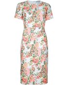 Stella McCartney Ridley Floral Jacquard Dress - Lyst