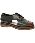 Asos Asos Matlock Leather Flats Shoes - Lyst