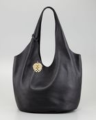 Vince Camuto Wow Shrunken Leather Tote Bag - Lyst