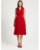 Giambattista Valli Wrapfront Dress - Lyst