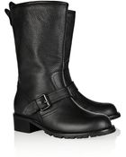 Giuseppe Zanotti Textured Leather Midcalf Boots - Lyst