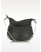 Valentino Nappa Leather And Metal Hobo Bag - Lyst