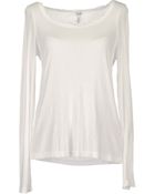 Splendid Long Sleeve T-shirt - Lyst