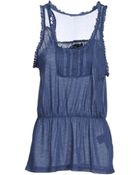 Tommy Hilfiger Denim Tops - Lyst