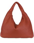 Bottega Veneta Maxi Veneta Intreccio Nappa Leather Bag - Lyst